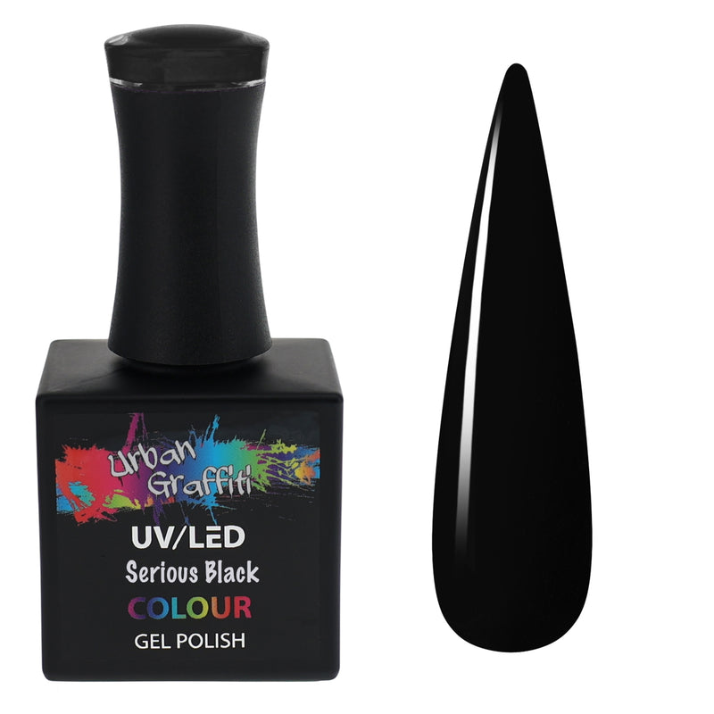 Serious Black - UGGP-A0002 - Τζελ βερνίκι Urban Graffiti 15ml