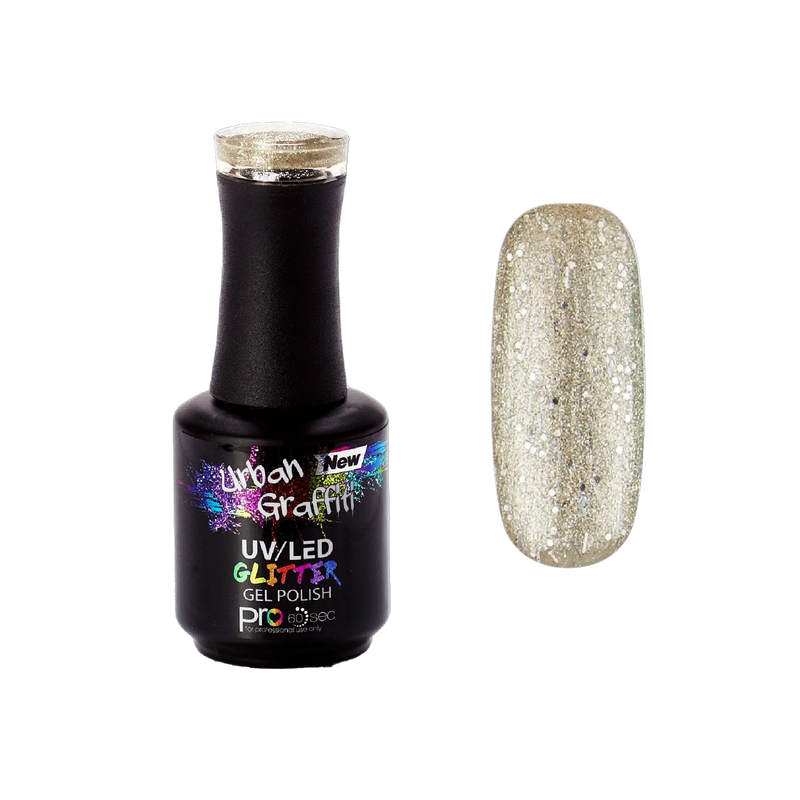 Andromeda - UGGP-A0919 Urban Graffiti Χρυσό Shimmer Gel Polish 15ml