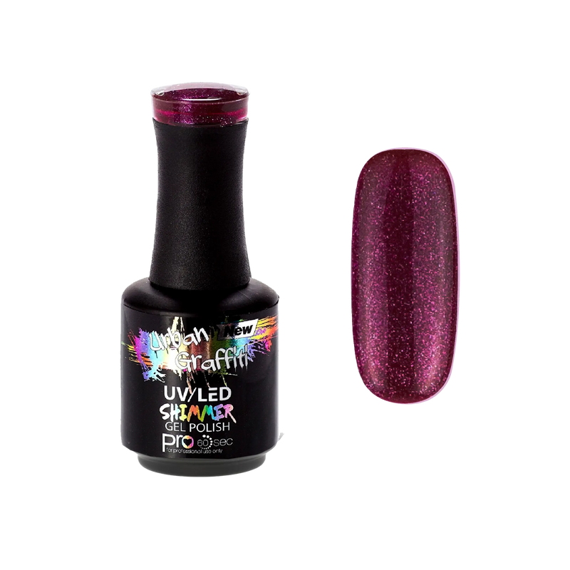 Blacked Out Cherry - UGGP-A0407 Urban Graffiti Βερνίκι νυχιών σε τζελ 15ml