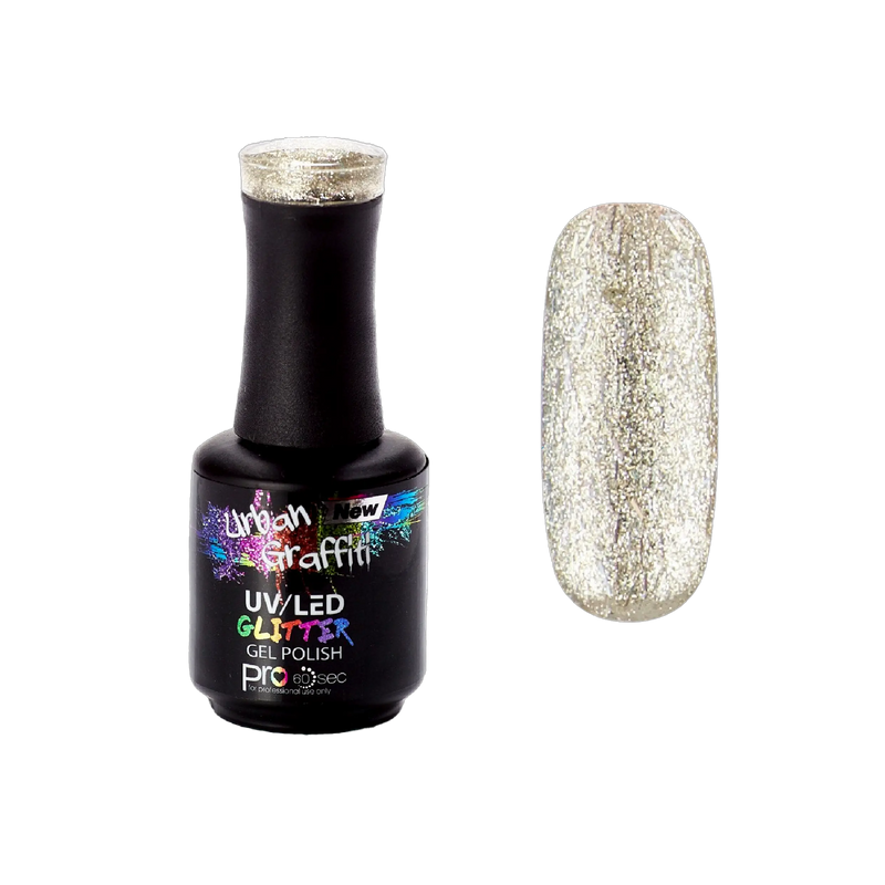 Disco Ball - UGGP-A0922 Urban Graffiti Ασημί Γκλίτερ Τζελ Βερνίκι 15ml
