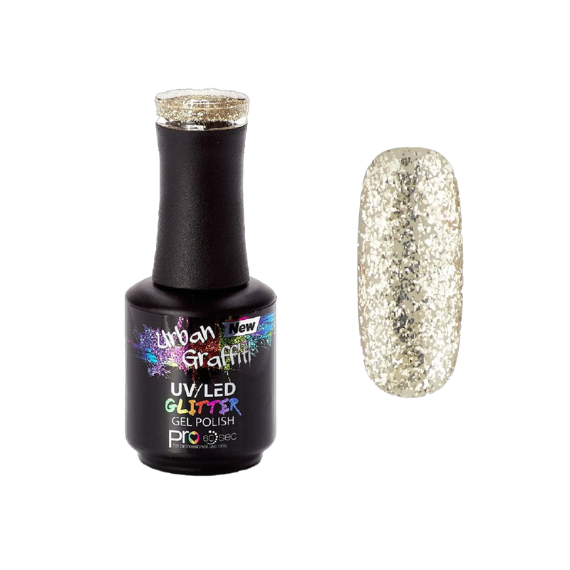 Midas Touch - UGGP-A0914 Urban Graffiti βερνίκι τζελ με χρυσό γκλίτερ 15ml