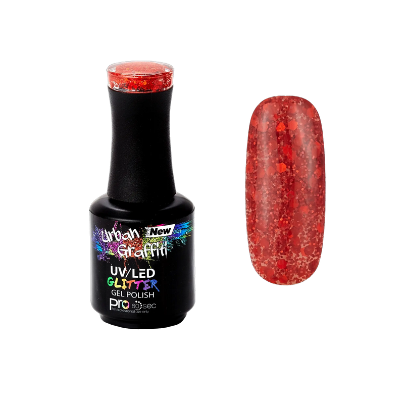 Rockstar Red - UGGP-XS010 Urban Graffiti τζελ βερνίκι 15ml